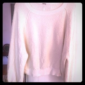 Cozy Free People blouson , boat neck sweater!